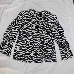 Anthracite by Muse Zebra Jacket Size 8